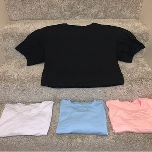 Lot of 5 NEW crop tops from Amazon. XL.